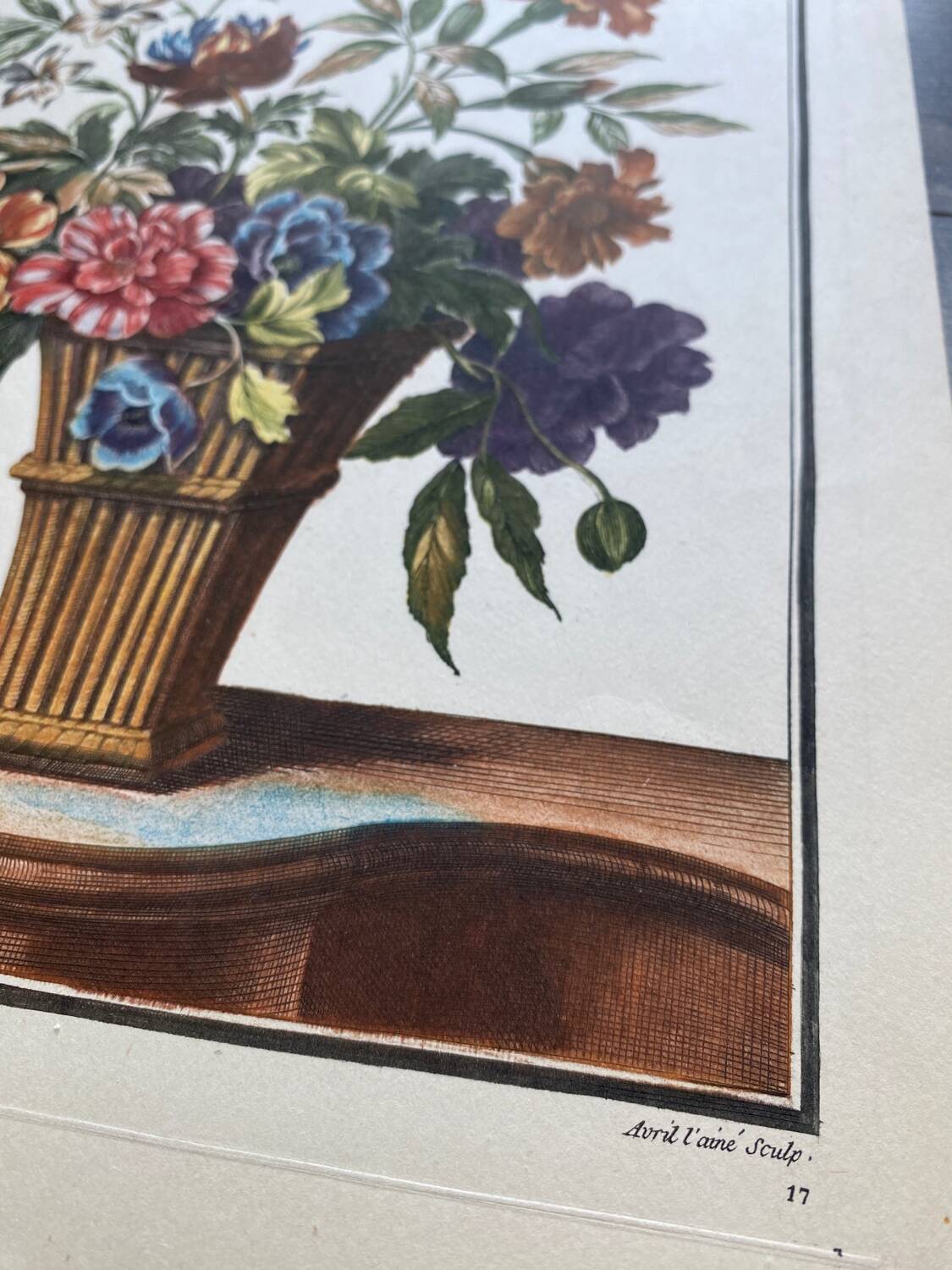 Still life lithograph