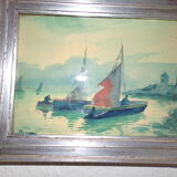 Marine watercolor