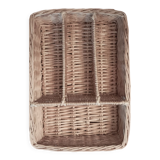 Wicker cutlery rack
