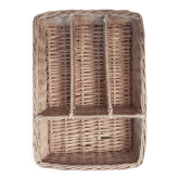 Wicker cutlery rack