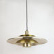 Danish vintage pendant lamp Jeka by Kurt Wiborg, Denmark, 1980s