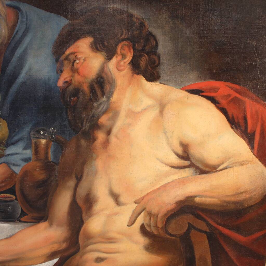 Great 18th-century mythological painting, Philemon and Baucis