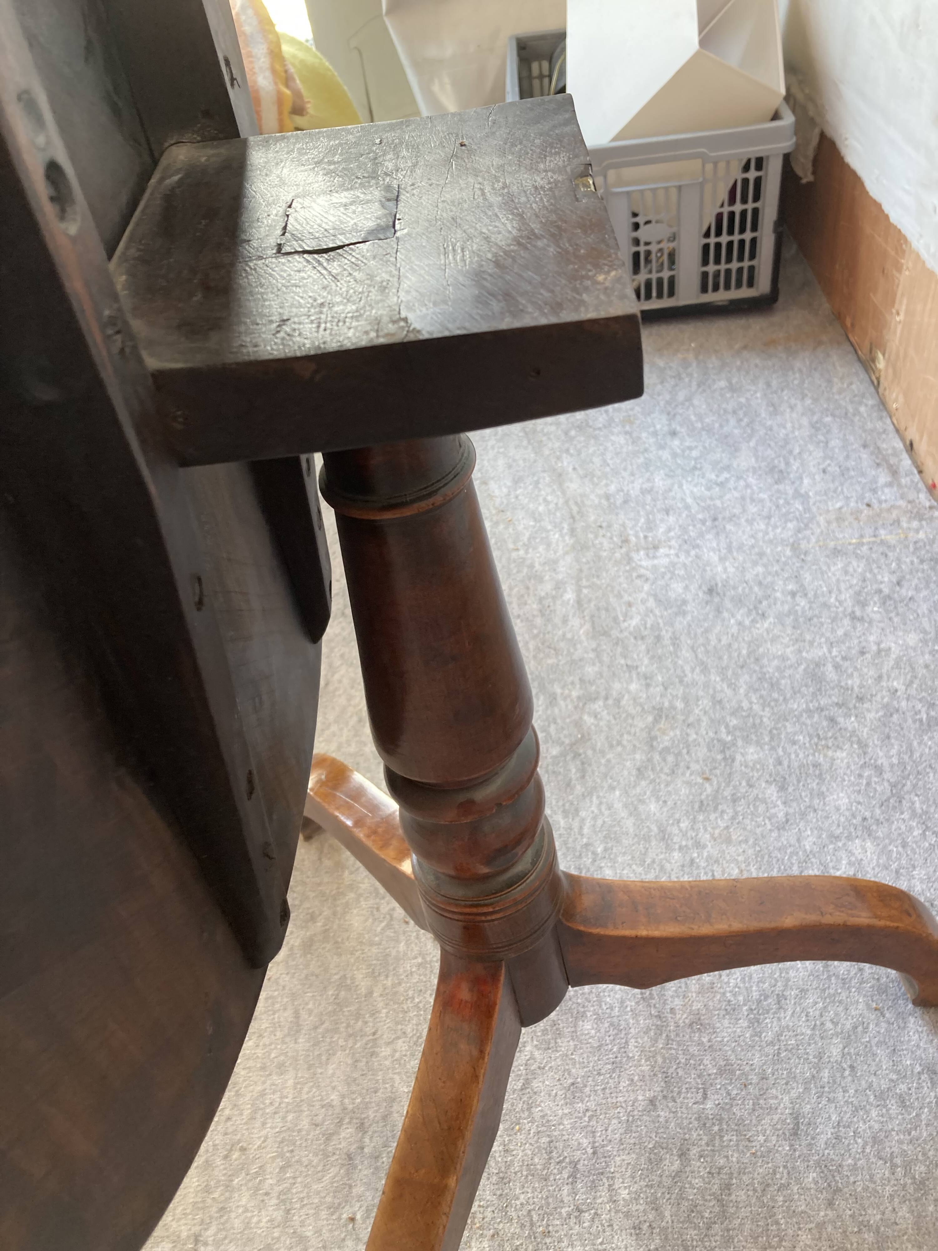 Late 19th century winegrower's table