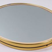 Vintage oval mirror – gold and elegance of the 50s-60s