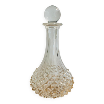 Glass decanter and stopper thereof