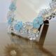 Venetian mirror made of Murano glass, for standing or hanging, 1950.