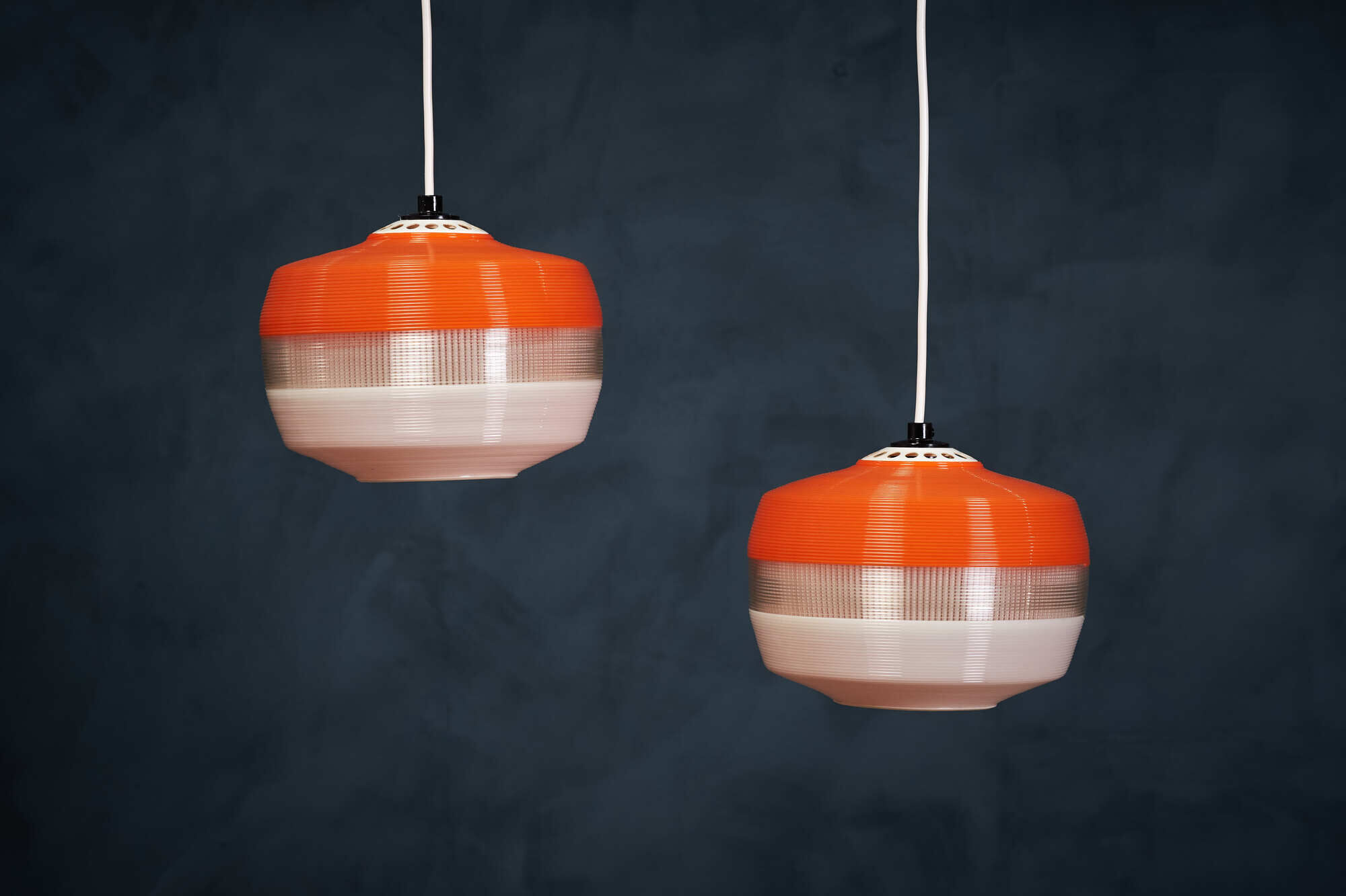 Vintage dutch pendant lamps, 1960s, set of 2
