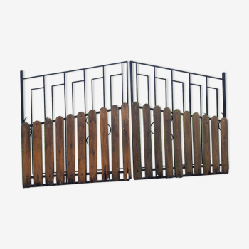Wrought iron gate 2 swings