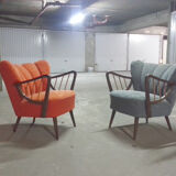 Couch set / 2 chairs Scandinavian 50s/60s cocktail