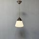 Opaline glass Kandem pendant lamp model 409