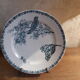 Assiette plate en faïence de nimy décors oiseau