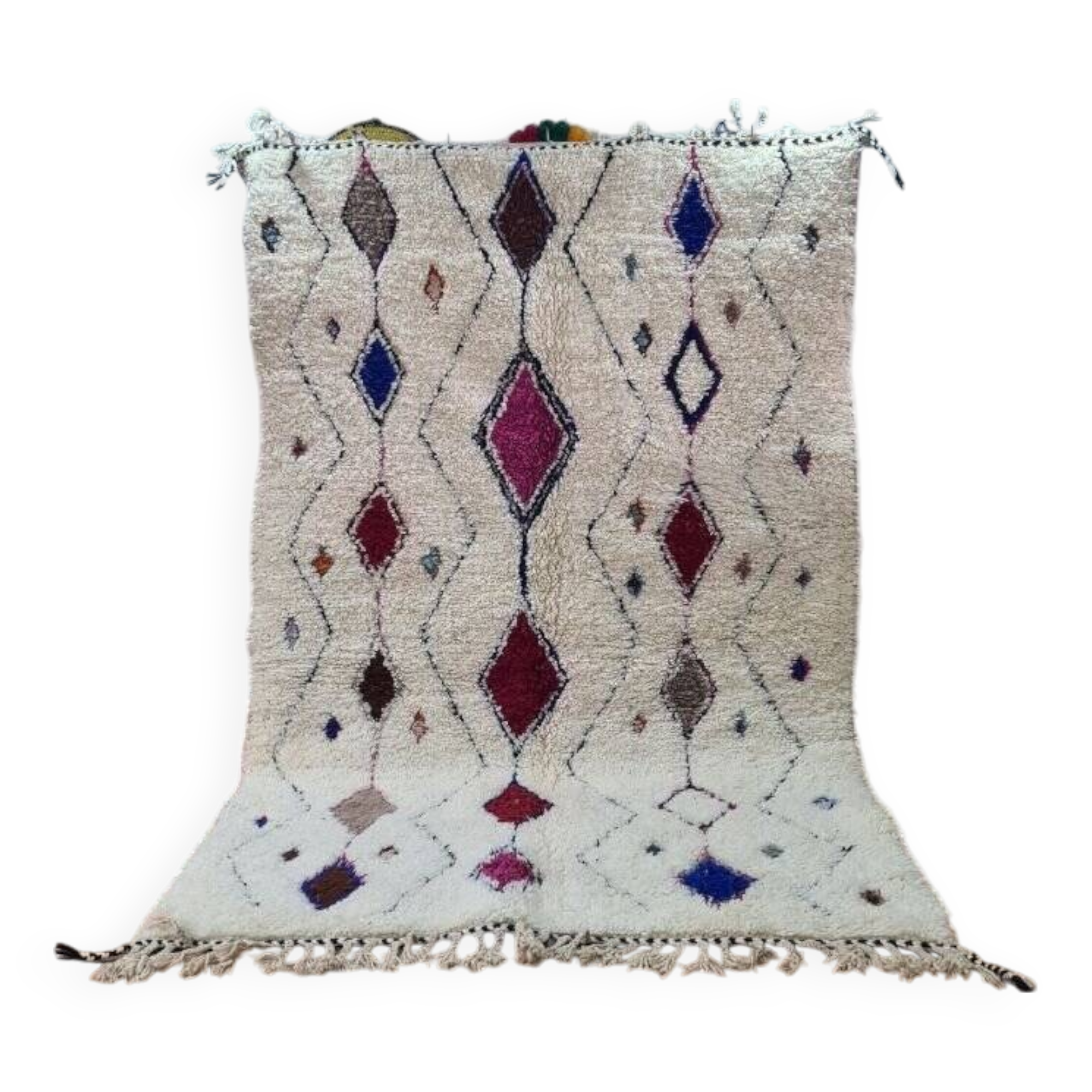 Handmade Beni Ouarain rug 250x150 cm