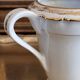 Cafetière/théière, pot à lait et sucrier
