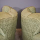 Fan chairs in the style of Polo Buffa, 50s, set of 2