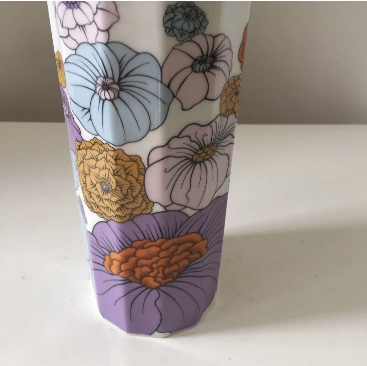 Vintage polygon vase Rosenthal Alain le Foll design Tapio Wirkkala