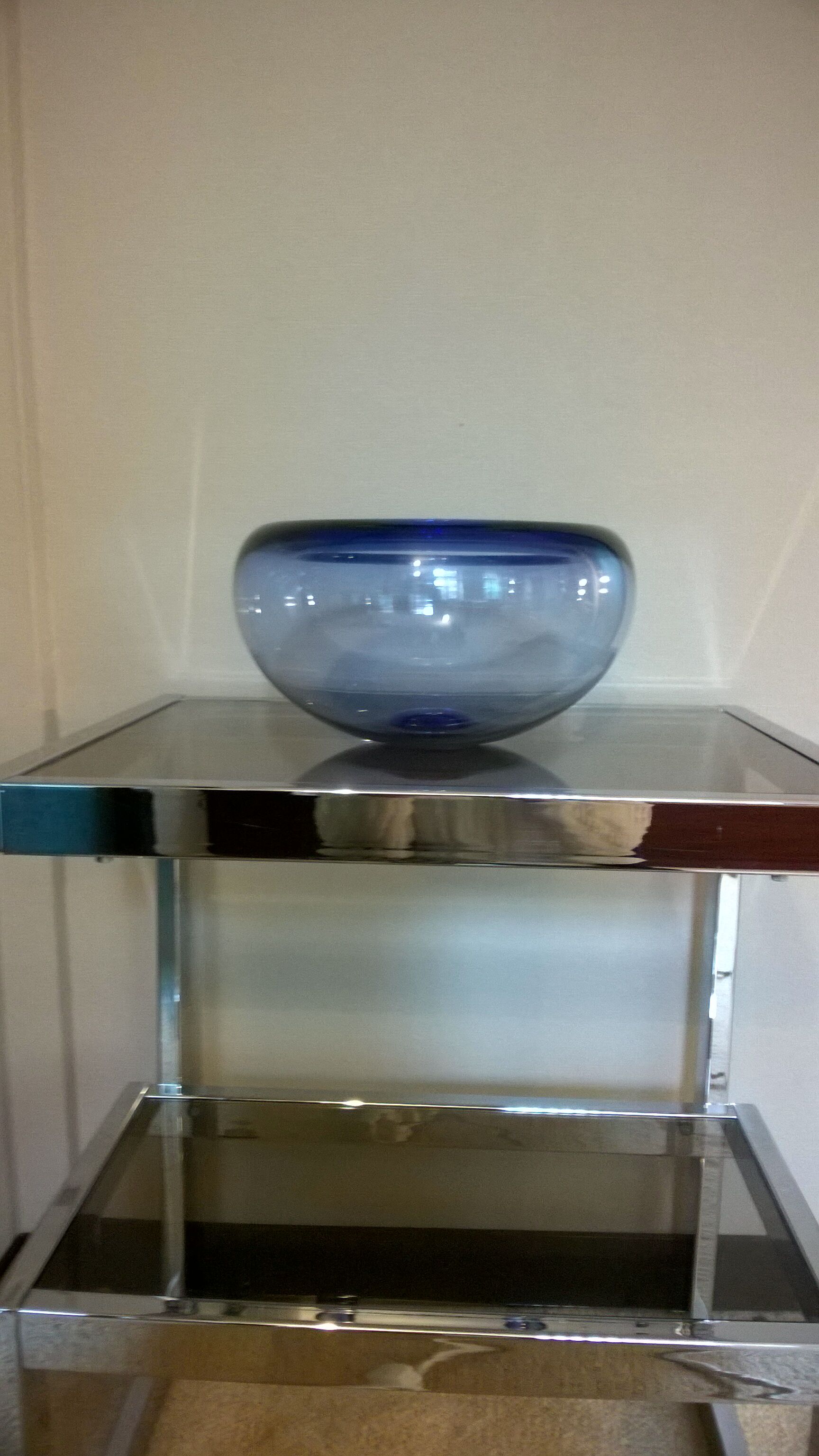 Holmegaard Royal Copenhagen crystal trinket bowl by Per Lutken