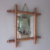 Bamboo mirror 47x44cm