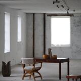 Mid-20th century mahogany writing desk by a Danish cabinetmaker, 1950s.