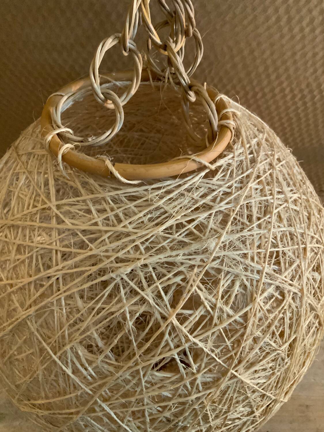 Suspension boule Selency x Monoprix Croisé Laroche