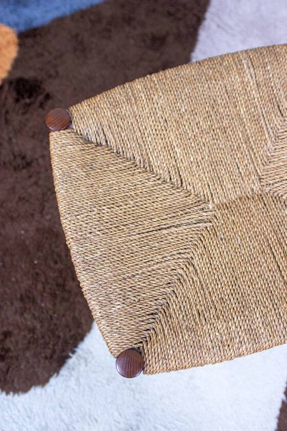 Vintage Teak Stool Chair Soborg Niels Möller Danish Mid Century