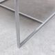 Pair of Carrara marble & chrome coffee or side tables, 1970s