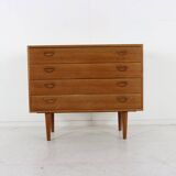 Danish design wooden chest of drawers