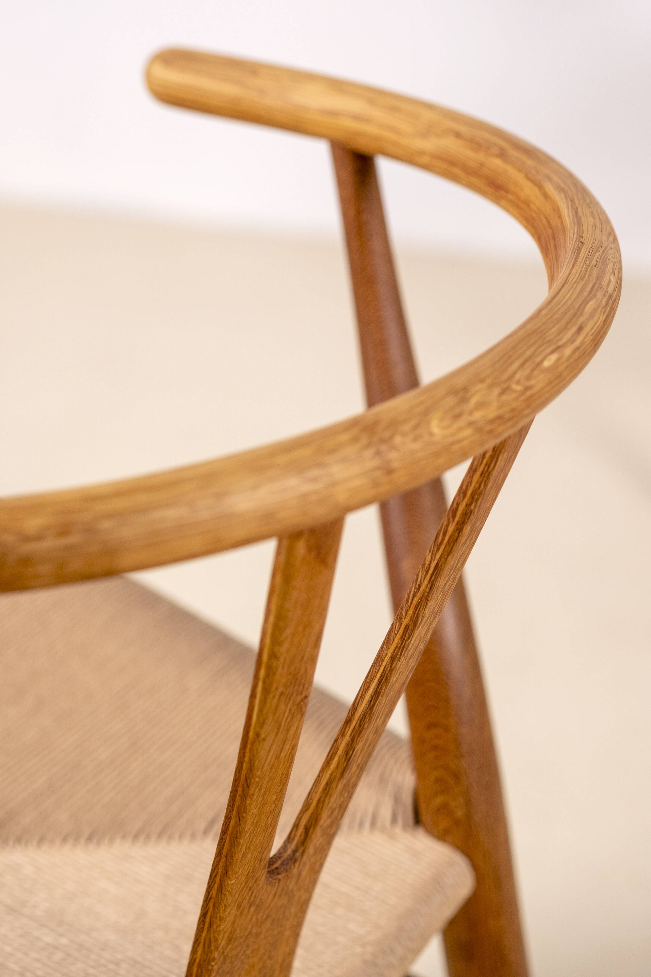 4x Hans J. Wegner Oak CH24 Wishbone Chair, 1980s Denmark