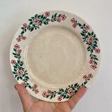 Set of 6 vintage dessert plates model Cécile by HBCM (lot 2)