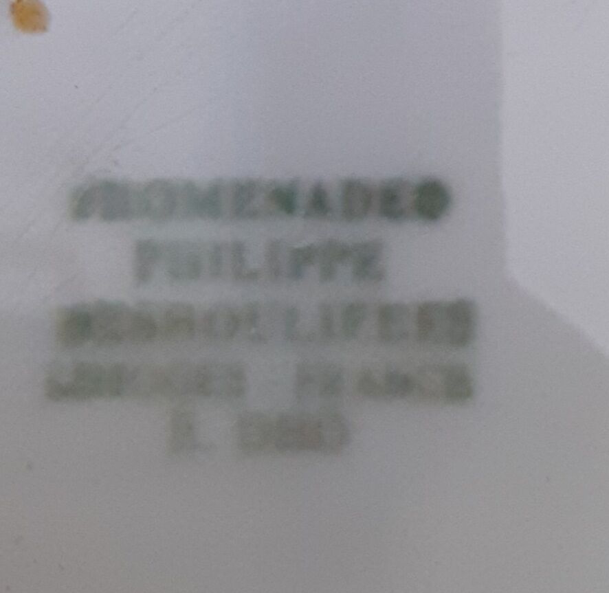 Set of 6 white limoges hollow plates