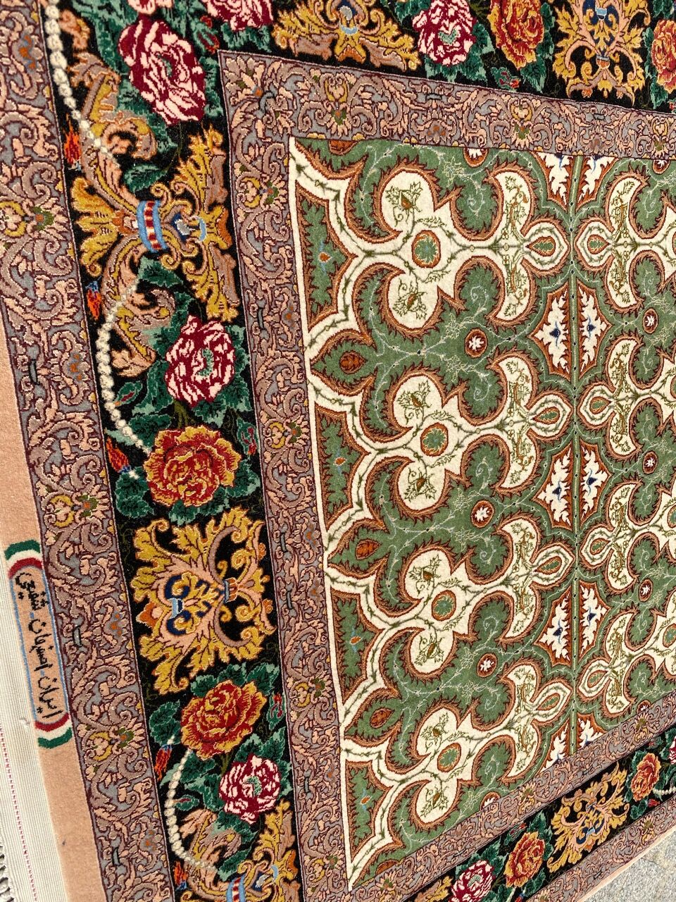 Extra fine Persian carpet Isfahan 110x174 cm