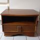 Pair of vintage bedside tables wood Maugrion