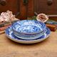 4 Spode pasta bowls in Italian design with a large serving bowl