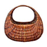 Old wicker basket "gondola" with handle