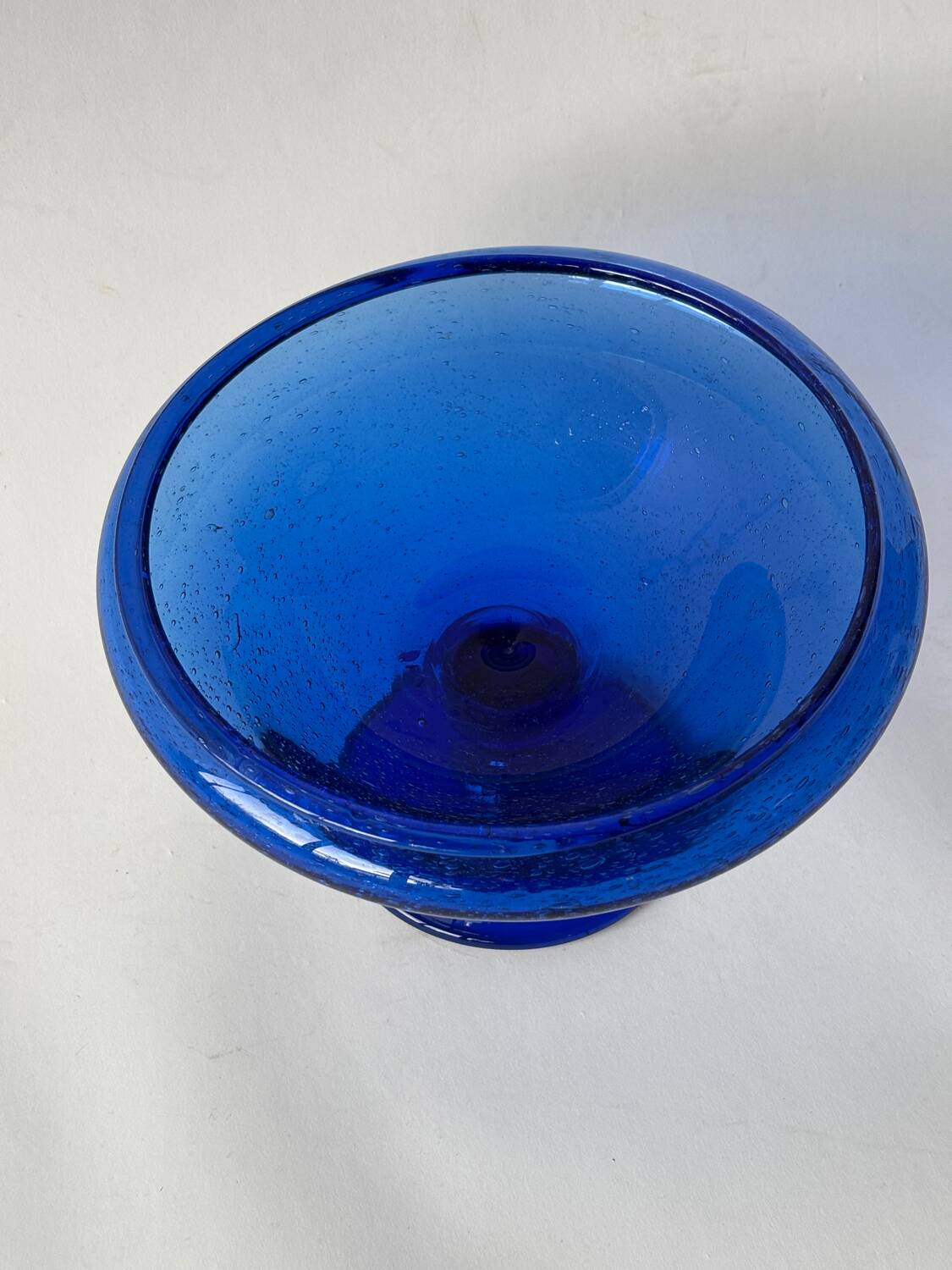 Large blown glass bowl