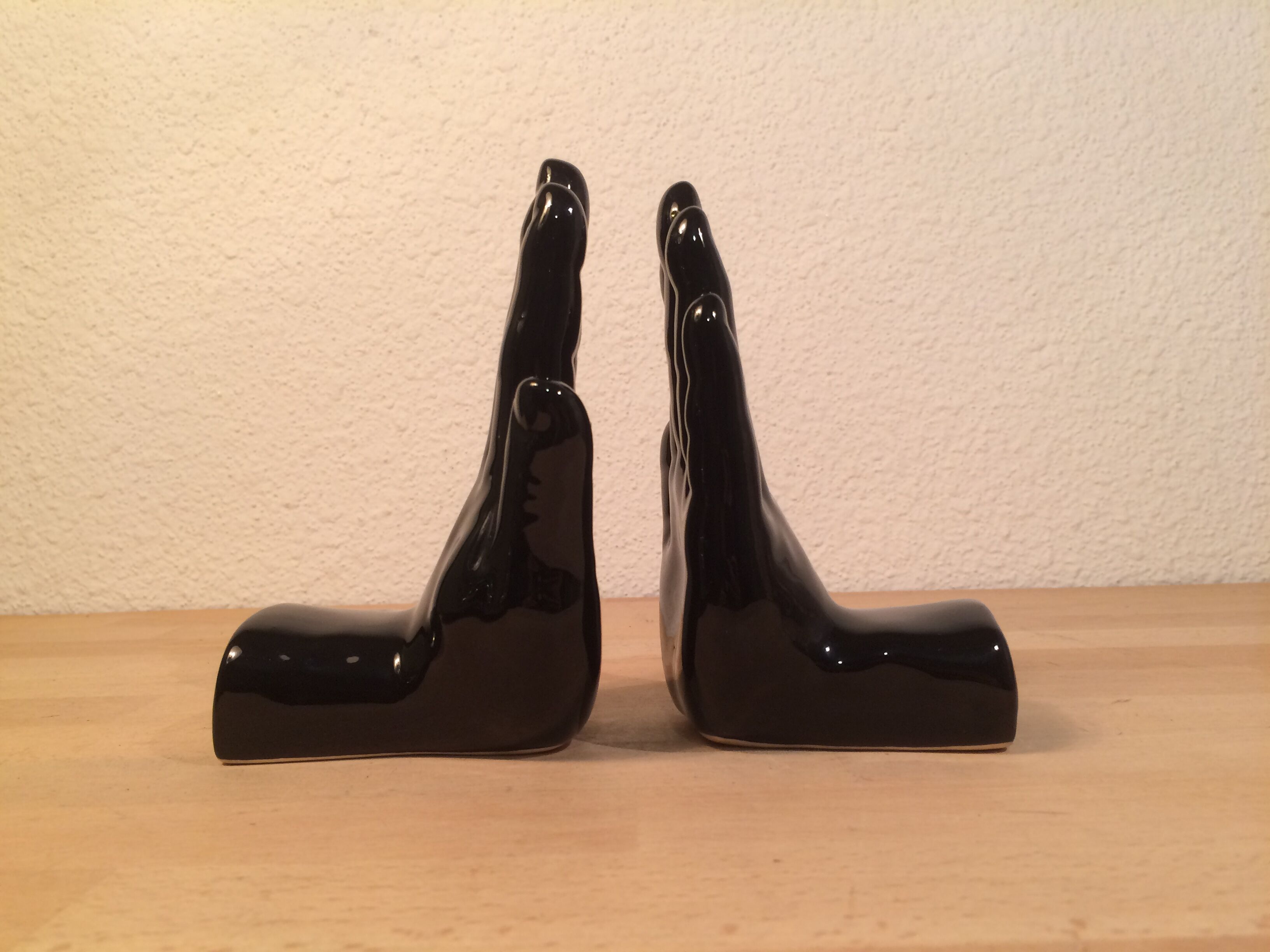 Black hand clamps ceramic black hands