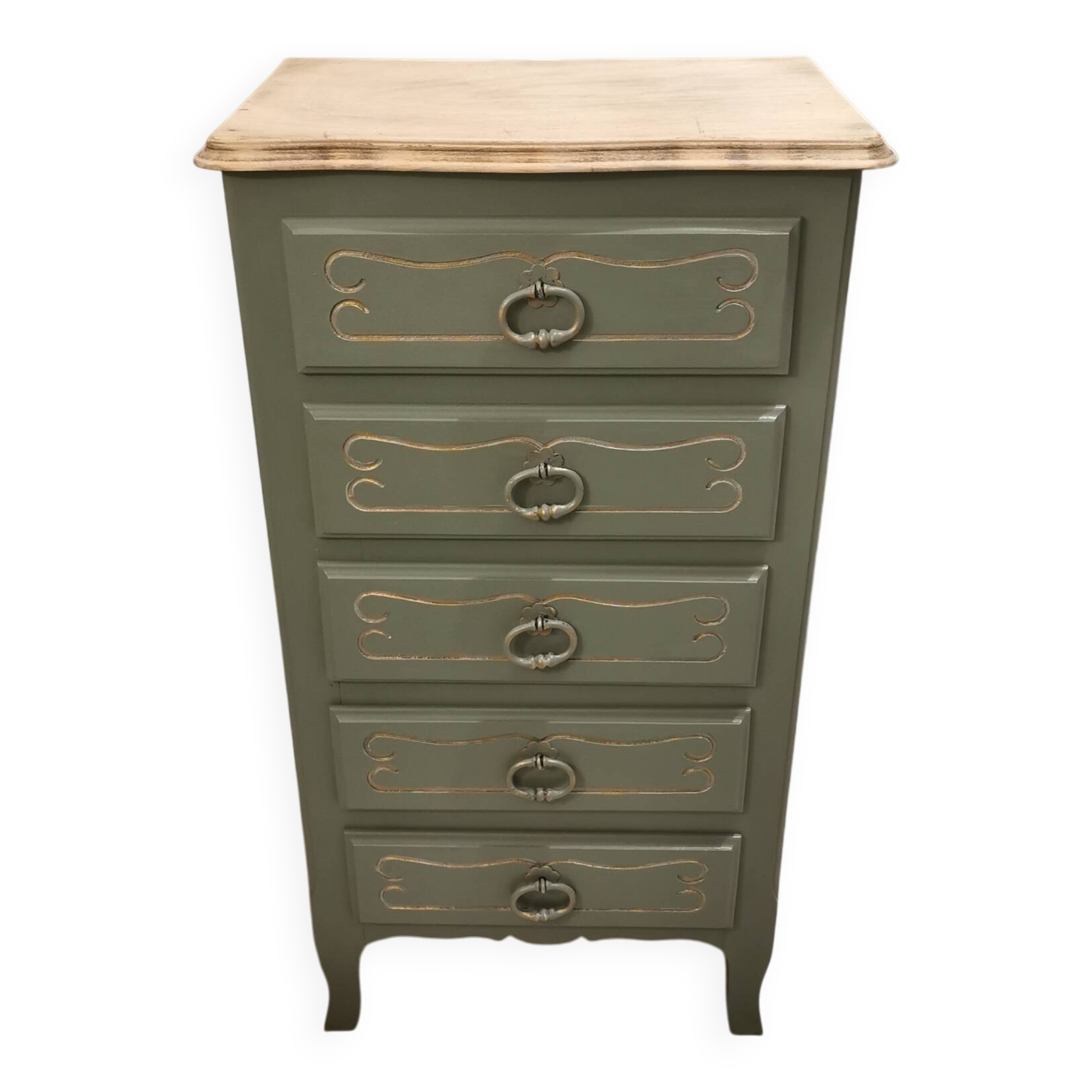 Revamped antique chest of drawers