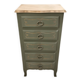 Revamped antique chest of drawers