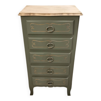 Revamped antique chest of drawers