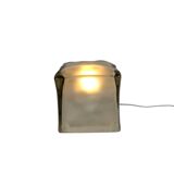 Ikea - cubic lamp  - Iviken -  frosted glass - model B002 - 1990