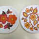 Assiettes vintage Voluform