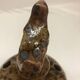 Vase en grès pyrite zoomorphe