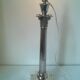 Silver metal lamp base