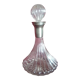 Decanter decanter with silver neck