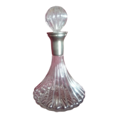 Carafe décanteur au col argenté