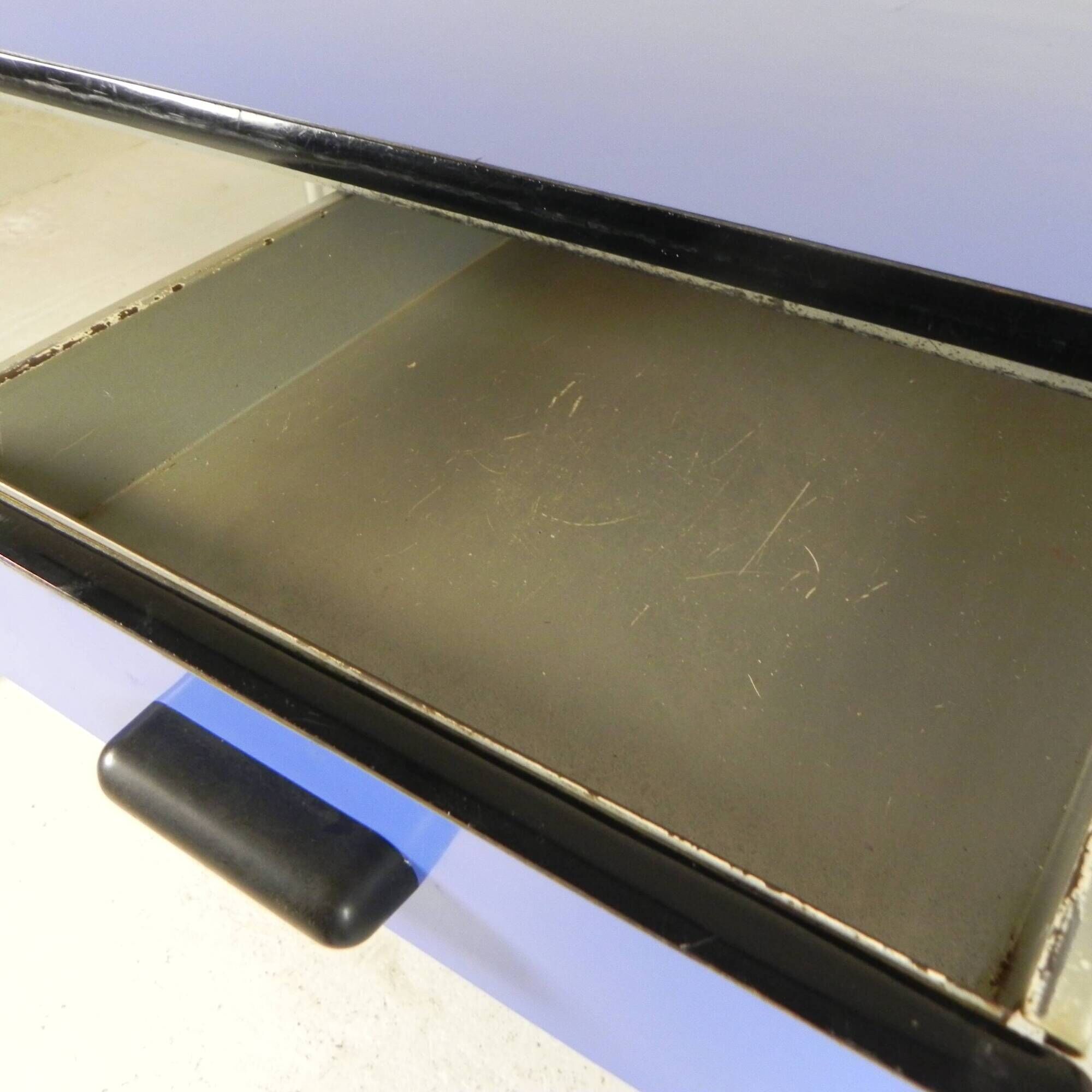 Formica table, desk with 2 drawers, 1950s