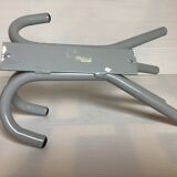 Industrial coat rack with eight hooks