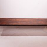 Table basse en bois de rose de conception danoise des années 1960