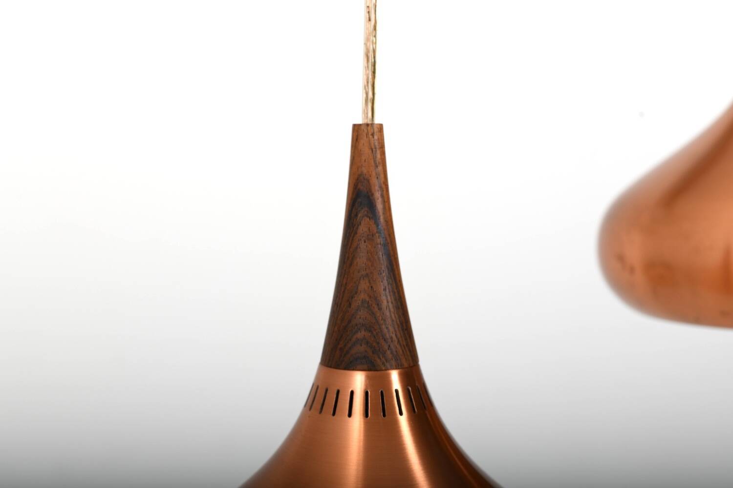 Pair of Jo Hammerborg Copper Orient Pendel
