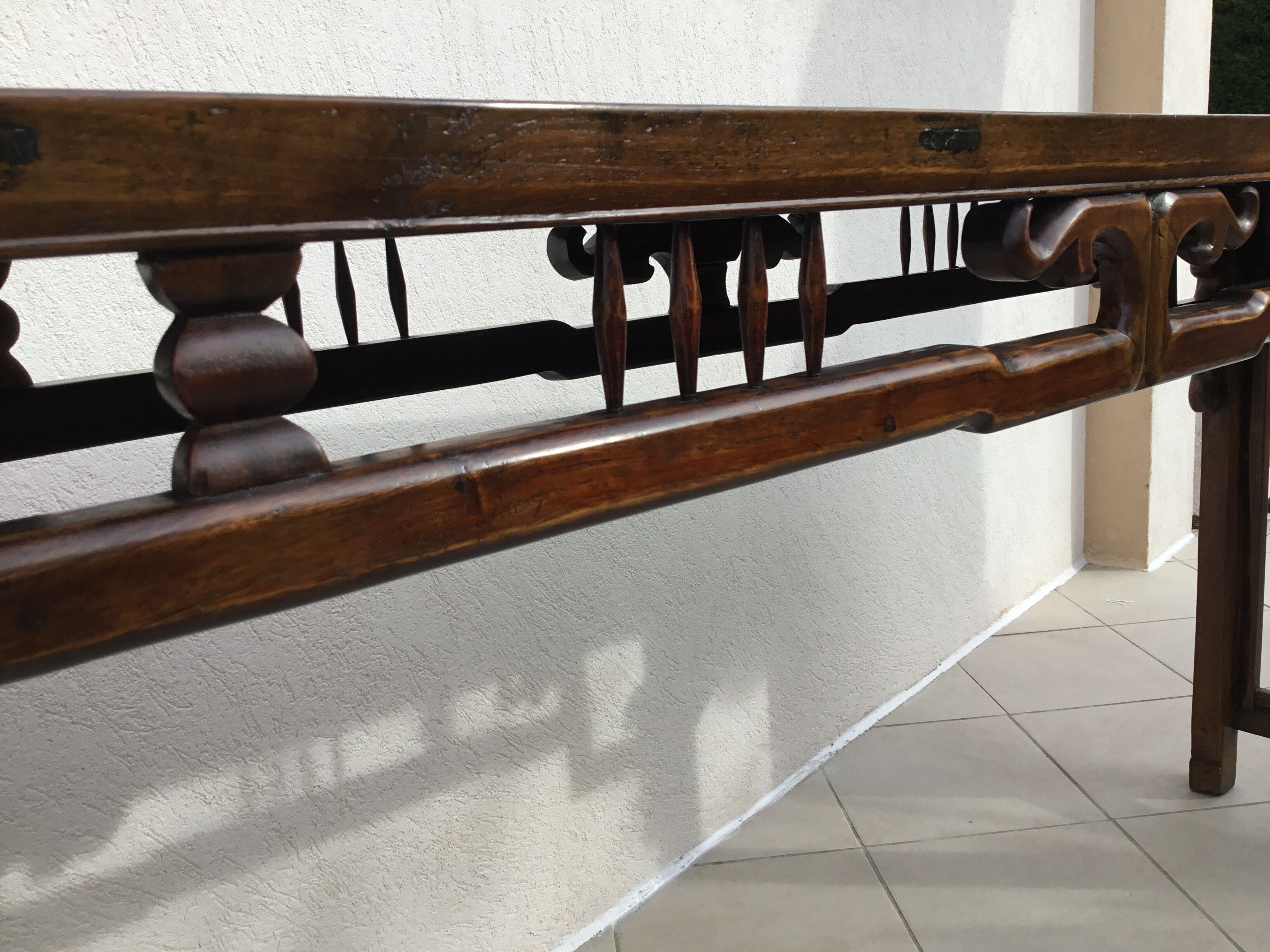 Ancient Chinese elm console