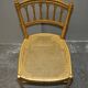 Spencer family gilded wooden bergère bench chair